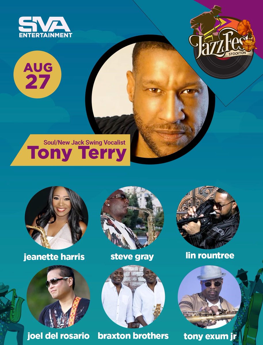 DowntownStkn's tweet photo. Who wants tickets to this Saturday's JazzFest at Weber Point? All you have to do is ask 🥰
​
​#jazzfest #downtownstockton #weberpoint #jazz #livemusic #randb #soul #rhythmandblues #newjackswing #liveentertainment https://t.co/shBtq9lPBL