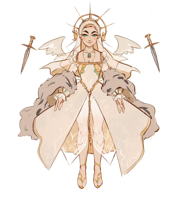 Have wanted for some time to draw a Heavenly design for Celestine 