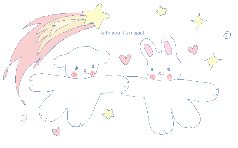 no humans heart rabbit white background star (symbol) smile simple background  illustration images