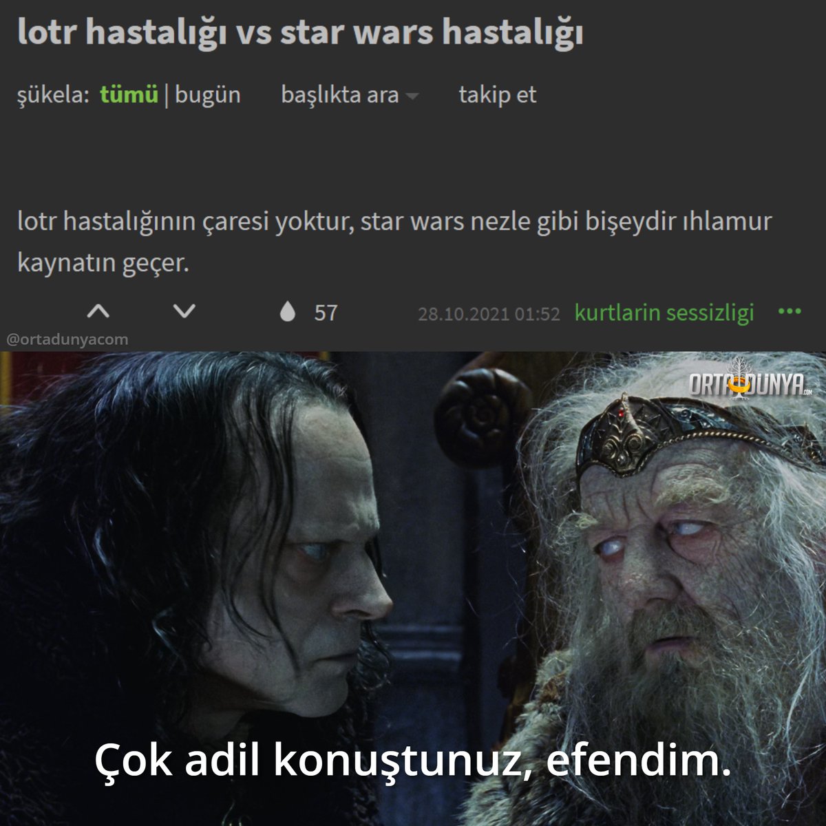 LotR hastalığı vs Star Wars hastalığı

#LordOfTheRings