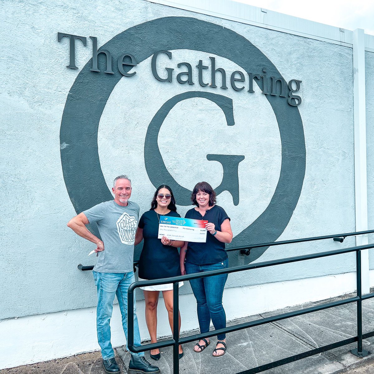 SBEDF's tweet photo. We ❤️ our community! This week, SBEDF was able to donate $10,000 in grant funding from @gnofoundation to assist 10 local businesses affected by tornado damage in their rebuilding process. #StBernardParish #LouisianaStrong https://t.co/4ezA3O75um