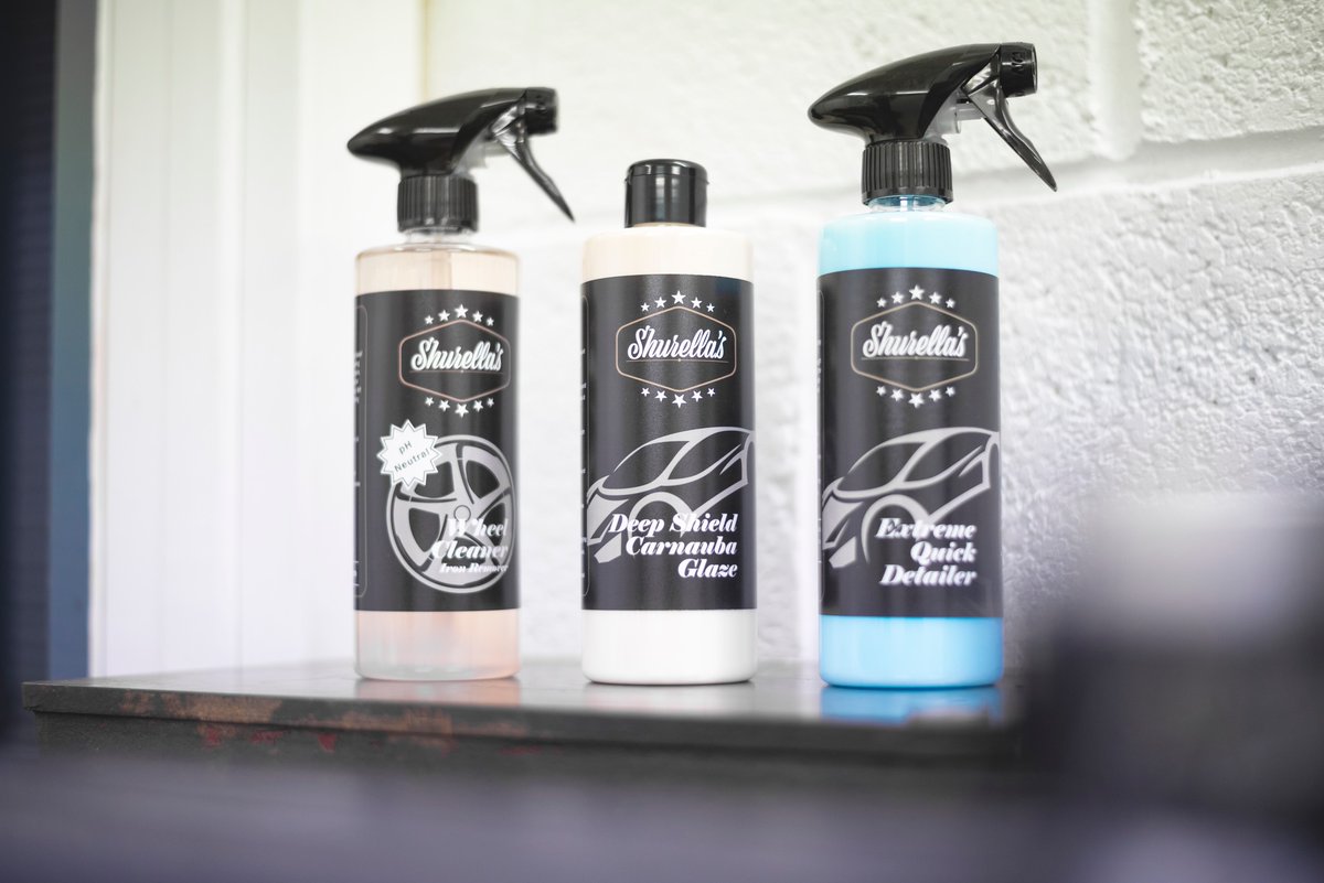 We always use our Shurella's detailing products when a car returns to the customer for that extra care. sttpr.com/care-car #sttpracing #carcare #detailing #shurellas #quickdetailer #wax #classiccarcare