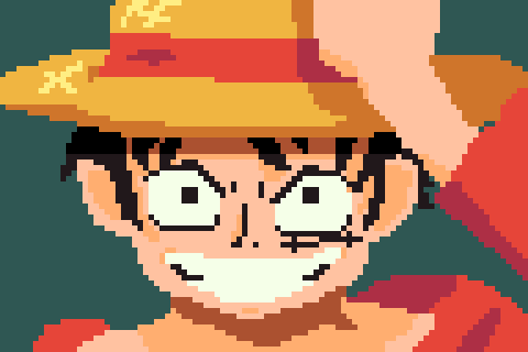 Monkey D. Luffy
#pixelart
