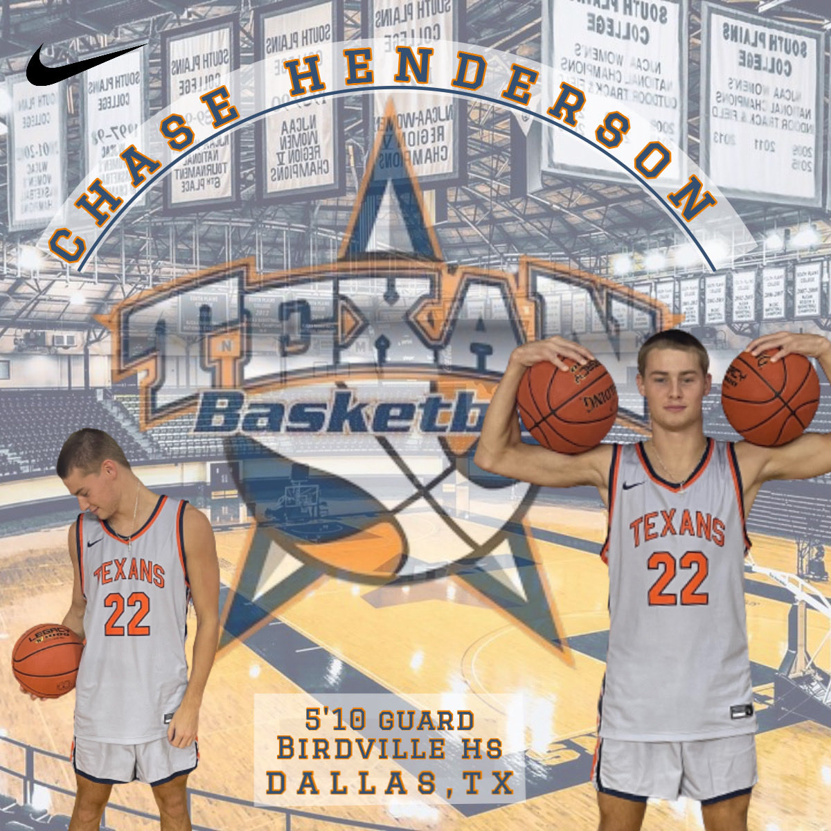 🔥 Welcome to the Fam🔥

Chase Henderson 
5’10 G
Dallas, Texas 

#SPCHoops x #GoTexans