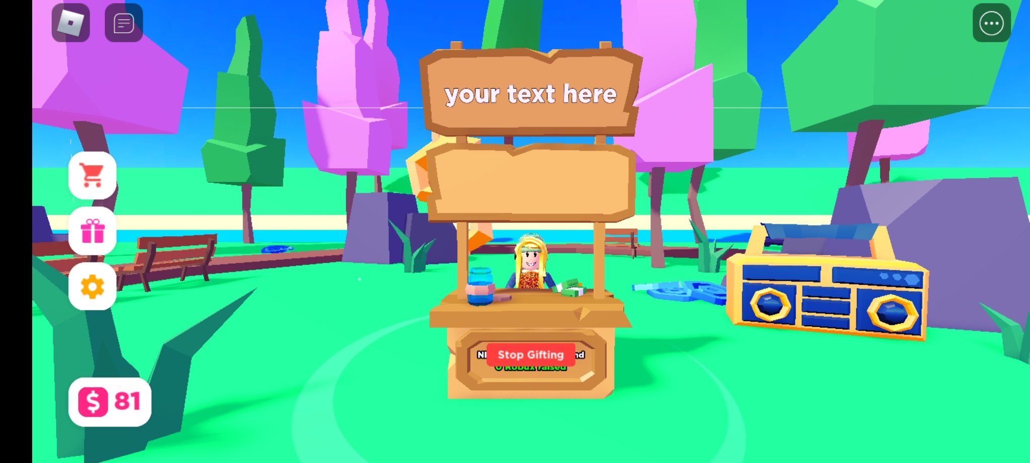 Kitchen Shot on Twitter: "@nanime_roblox @RobuxRetweeter Ok make a game