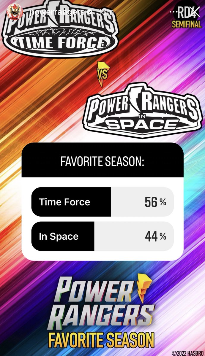 RangerCommandPH's tweet photo. It’s a battle for the ages on @PowerRangers IG. 

Time Force vs. In Space. 
Dino Thunder vs. MMPR Season 1

Will nostalgia take root? Who do you think wins? 

#PowerRangersPowerWeek #PowerRangers #PowerWeek https://t.co/uInzp1t8o7