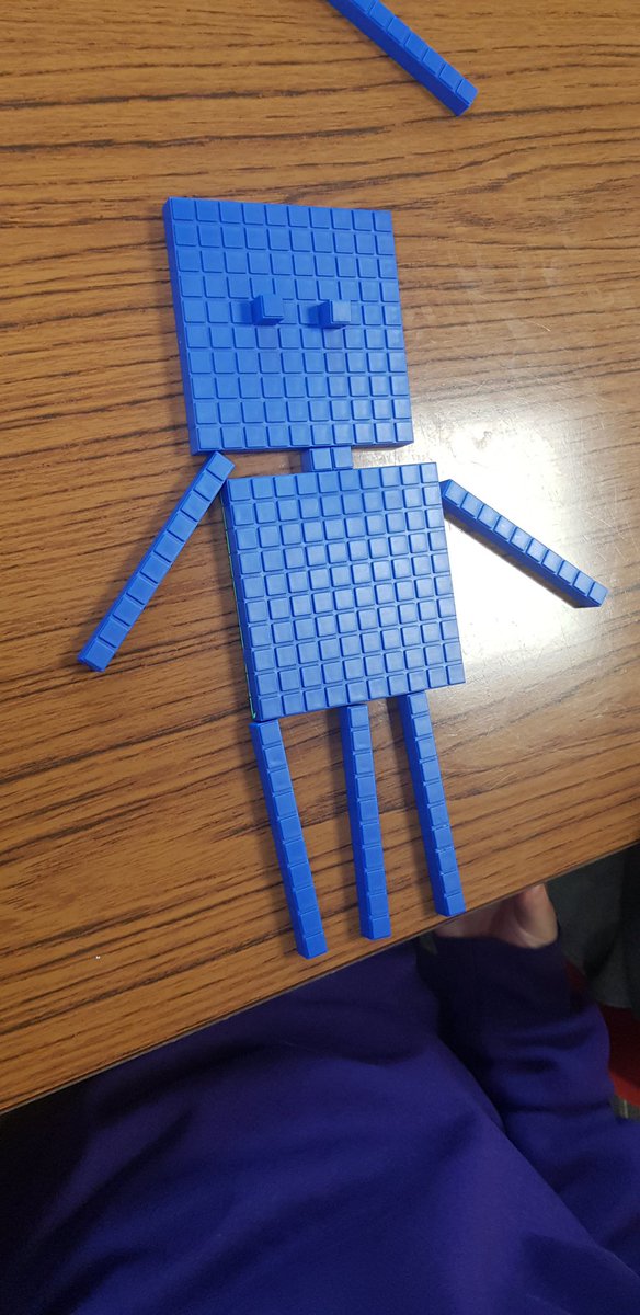 Darnley_Primary's tweet photo. Primary 4a had lots of fun working with Dienes materials! Their challenge was to create a robot with a certain value. 💜💚 @glasgowcounts https://t.co/OK4SvR0oBL