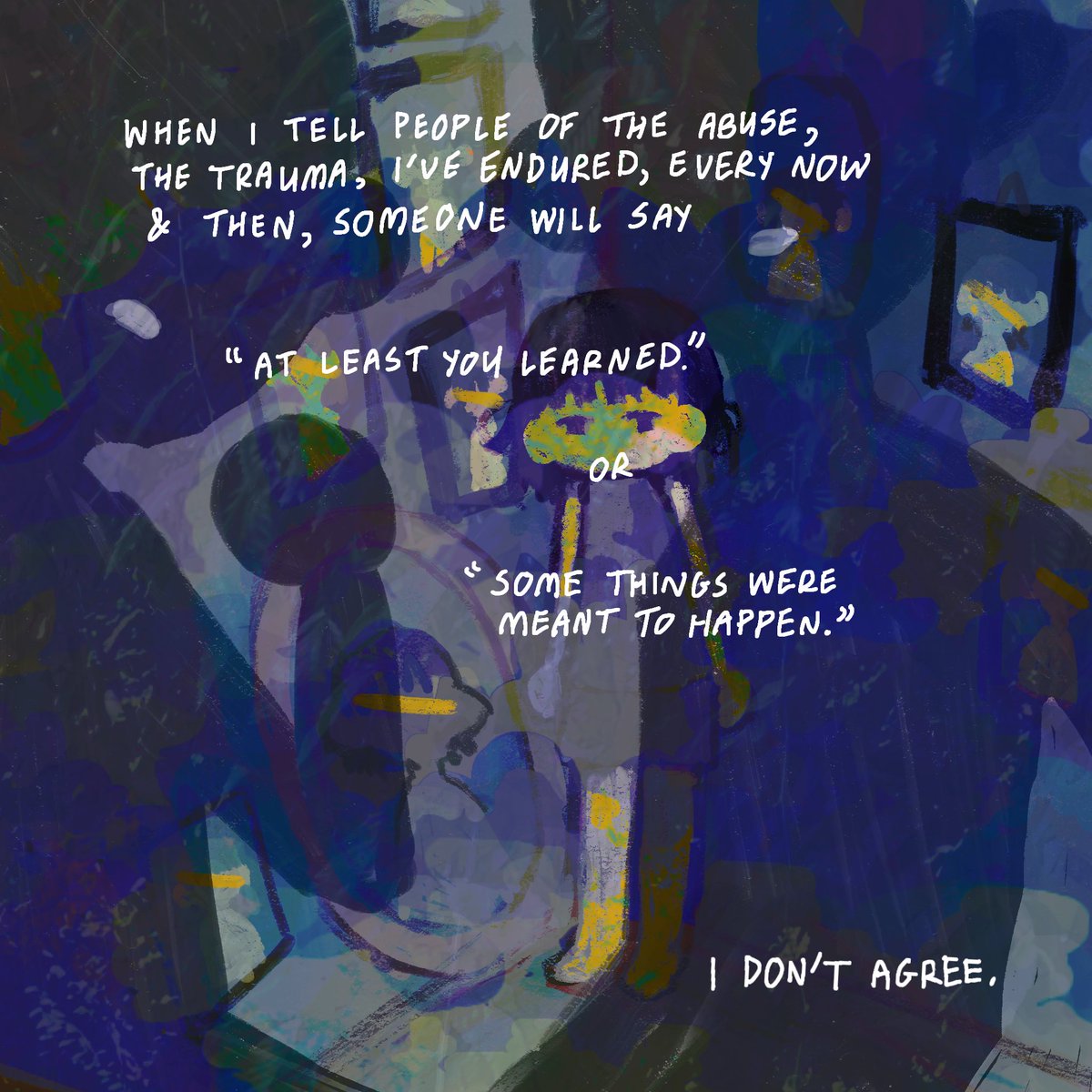 onenhillion's tweet photo. learning pains are different from trauma. the two cannot be confused. (1/2) https://t.co/c8vBQlmLDv