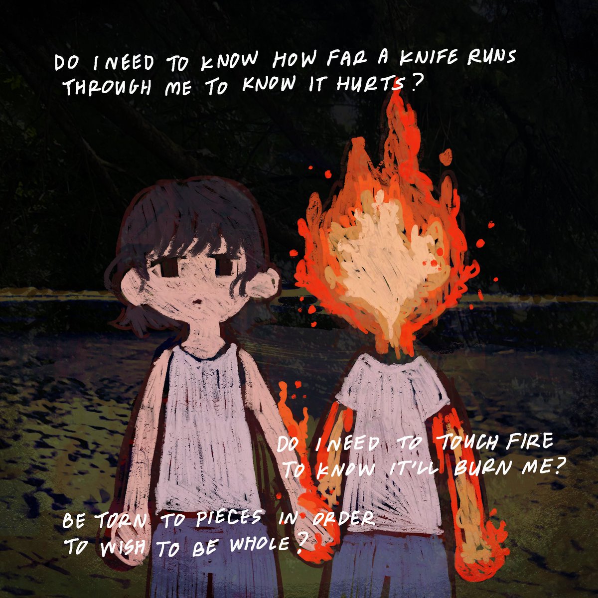 onenhillion's tweet photo. learning pains are different from trauma. the two cannot be confused. (1/2) https://t.co/c8vBQlmLDv