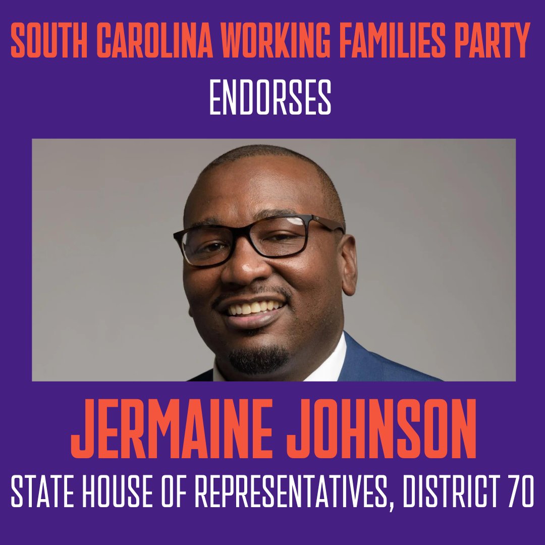 South Carolina Working Families Party on Twitter "Jermaine Johnson