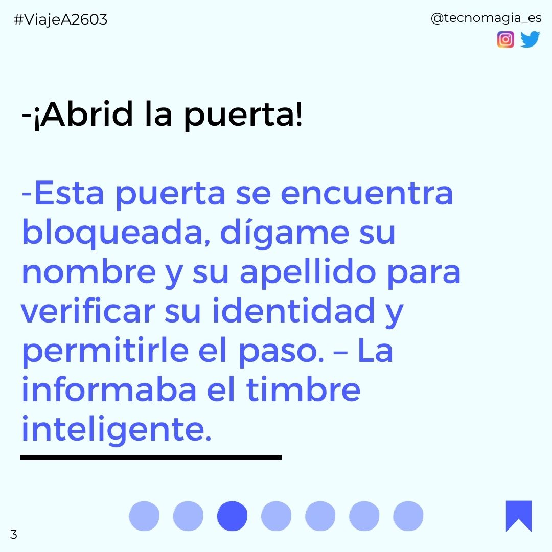 tecnomagia_es's tweet photo. 🔴¿Quieres saber CÓMO será el MUNDO en el FUTURO?🧑🚀
👉En estos MICRORRELATOS de CIENCIA FICCIÓN te lo cuento.👈
📲¡Sígueme para ver el PRIMERO el MICRORRELATO de MAÑANA!
#ViajeA2603 #CienciaFiccion #CienciaFicción #Ciencia #Futuro #Marte #Tierra #FictionScience https://t.co/3Guv6O0o2k