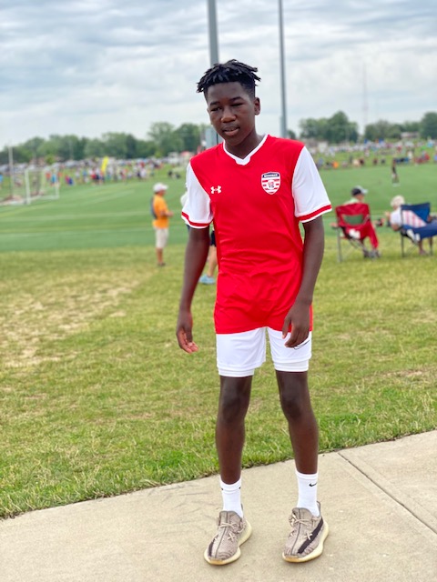OurMilitaryKids's tweet photo. Emmanuel, the son of an @USArmy @NationalGuard soldier, is taking to the #soccer field this season with the help of two Our Military Kids grants! โฝ๏ธ
Thank you @USAA for support that has made his and hundreds more OMK grants possible!
#KnowYourMil #KidsServeToo #DeploymentStrong https://t.co/j4fK2vPICa