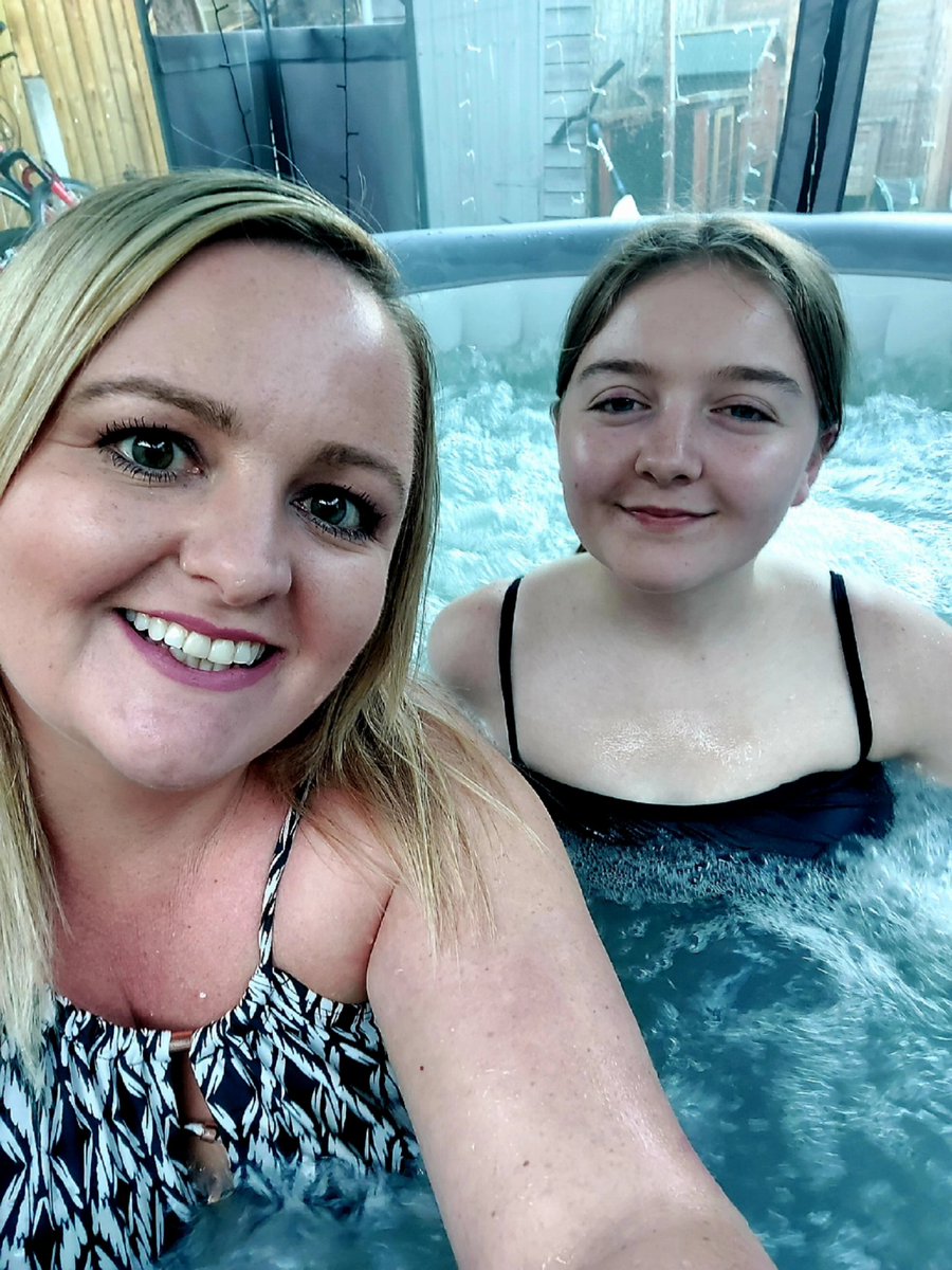 Huge congratulations to my daughter on her amazing GCSE results.  
Next step Maths, Biology and Physics A levels. 
But first hot tub celebration tonight. 
#gcseresultsday2022