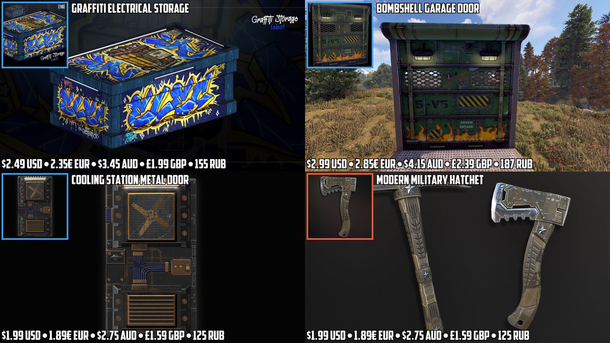 rust item store history