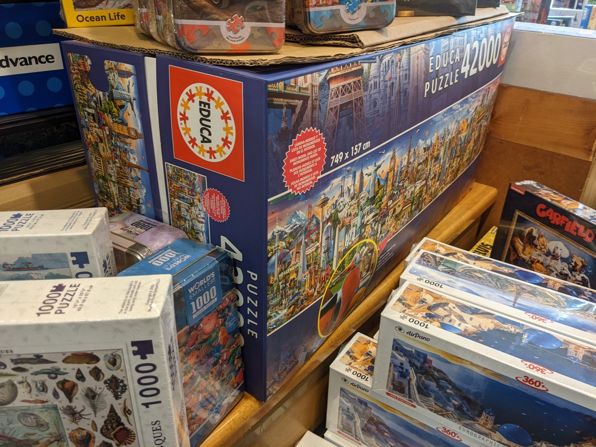 Nick Kapur on Twitter "Mindboggling 42,000piece jigsaw puzzle