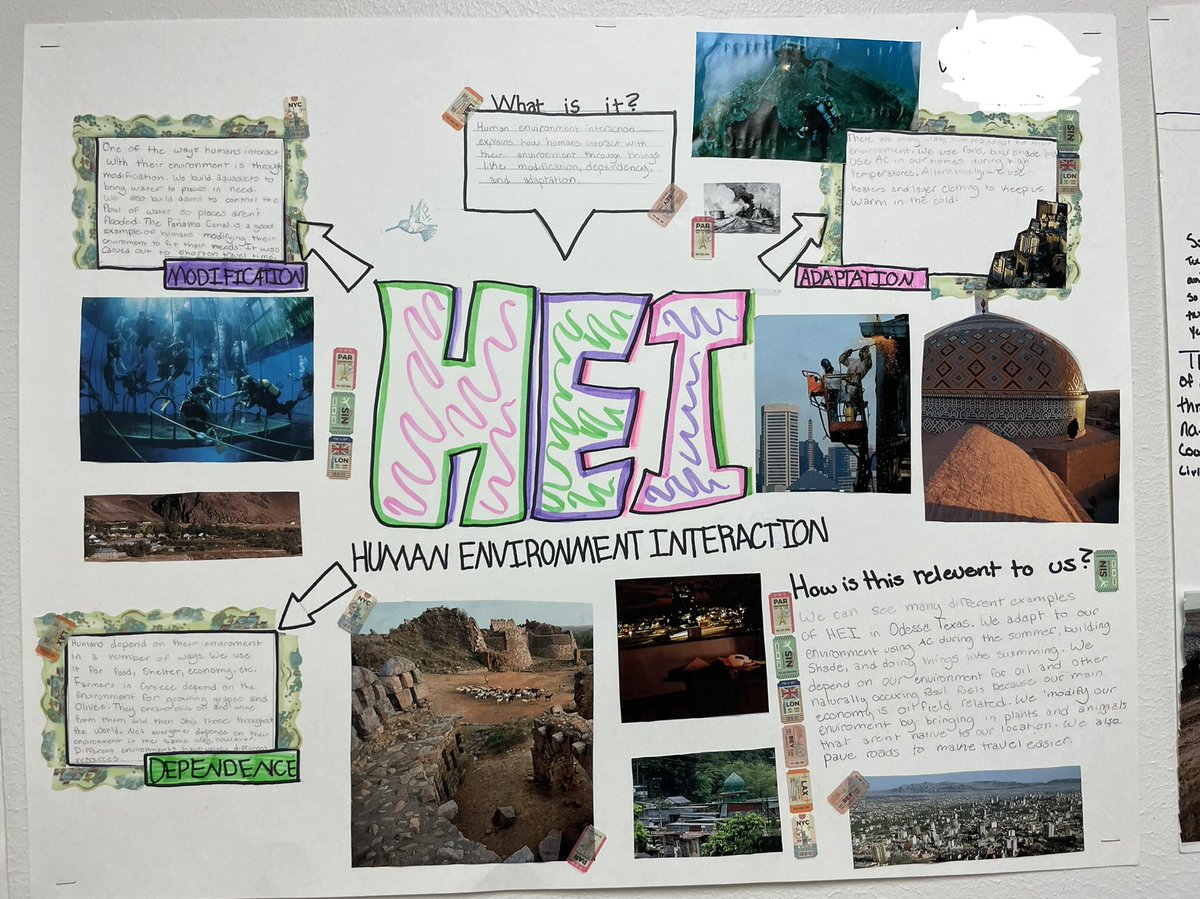 stem_williamson's tweet photo. So proud of all of their posters on the Five Themes of Geography! They presented them to their classes yesterday. These are just a few… https://t.co/ccgvXgQNVb
