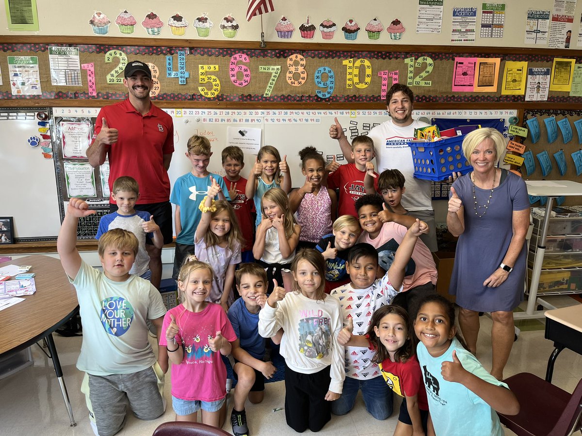 JCWestElem's tweet photo. Let’s give @EikenLisa a big 🎉whoop-whoop 🙌🏼 for being nominated by our community on Facebook as “Best Teacher” through American Family Insurance! Way to go, Mrs. Eiken! We are so proud of you! 💙🐾 #WestWildcats #WestisBest #JCSchoolsChampions https://t.co/WPckaxIf4r