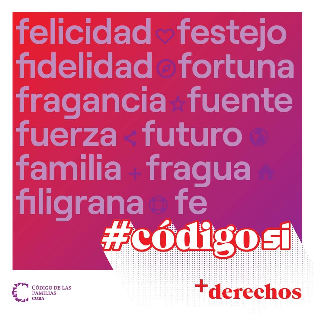 El 25 de septiembre de 2022 será, un día histórico, y en consecuencia, dejarse llevar por comentarios o suposiciones no puede ser opción. Informarse, leer, ir a la fuente primaria, constituyen pasos ineludibles. #CubaPorLaPaz #Cuba #CódigoSi #CódigoDeLasFamilias @aylinalvarezG