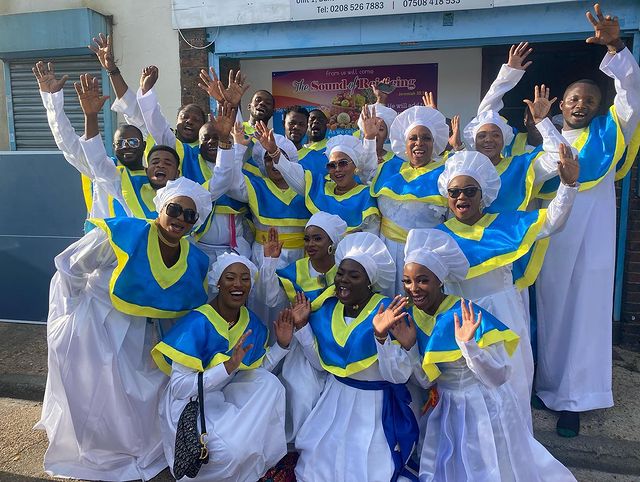 celeheritage's tweet photo. CCC AYOMIDE PARISH CHOIR ~ HARVEST OF SOUNDS OF REJOICING💃🏿🙏🏾🎶🎊

#celestialchurchofchristworldwide #ccc #prophetic #thanksgivingservice
#celestialchurchworldwide #celestialchurchofchrist
#church #christianity #cccchoir #sundayservice #cccunite
#weinthecccinspire #omocelenimi https://t.co/3SQQubOGxH