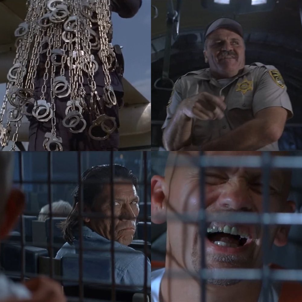 ConAirPod's tweet photo. New episode! @almostgingr joins us for Con Air chapter 7: Throwing Knives! We talked prison plane safety, Danny Trejo, and baked insults! https://t.co/6FNI8lgQYR #ConAir https://t.co/EIUP9dm1xm