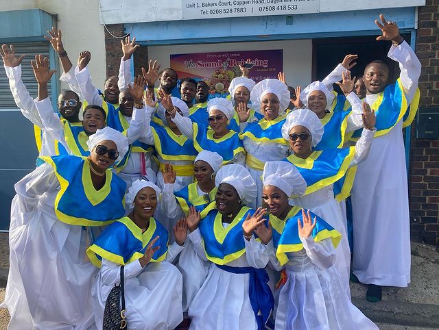 celeheritage's tweet photo. CCC AYOMIDE PARISH CHOIR ~ HARVEST OF SOUNDS OF REJOICING💃🏿🙏🏾🎶🎊

#celestialchurchofchristworldwide #ccc #prophetic #thanksgivingservice
#celestialchurchworldwide #celestialchurchofchrist
#church #christianity #cccchoir #sundayservice #cccunite
#weinthecccinspire #omocelenimi https://t.co/3SQQubOGxH