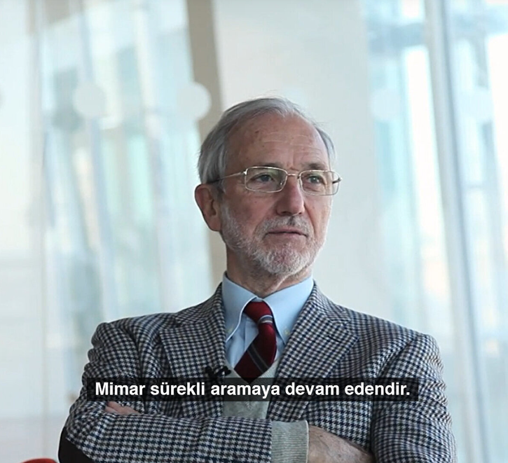 Renzo Piano'nun mimarlığı ele alışı.