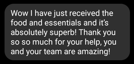 Someone ask me this week are you still going and doing it. The answer is yes 100% morning, noon and night. Seven days a week. Ok we only deliver 5 but it's a round the clock organisation. So much goes on behind the scenes to keep this running...