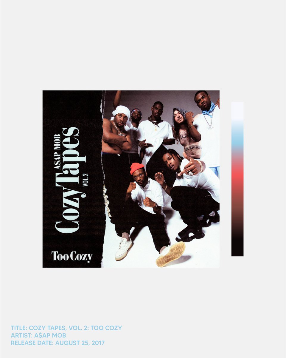 covercodes's tweet photo. DECODED: COZY TAPES, VOL. 2: TOO COZY @ASAPMOB 

#covercodes #cozytapesvol2toocozy #asapmob #toocozy #awgenization #rap #hiphop #design #art #color https://t.co/yANMJq0cEX