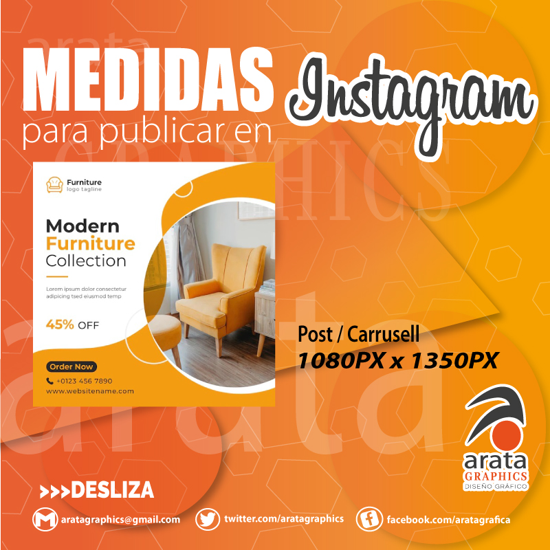 aratagraphics's tweet photo. Medidas sugeridas para publicaciones en #instagram
hoy le vamos a mostrar algunos tipos de publicaciones existentes para Instagram, para que tú Feed, historias y reel queden correctamente y estás se vean más profesionales. https://t.co/aiPCDxWXDc