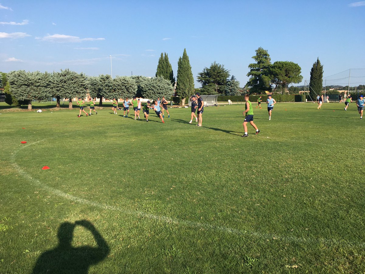 strath_sport's tweet photo. First field based session of the rugby tour up & running... 🇮🇹🏉#StrathRugby #GamesBased #EveryoneActive #HighEnergy #StrathRugby https://t.co/W6Pzp0IPXu