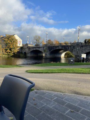 DigiGeoff's tweet photo. It’s not the Parisian Left Bank but there is a certain charm to taking your espresso sur la Bann en Portadown! https://t.co/m9l2yB1OUn