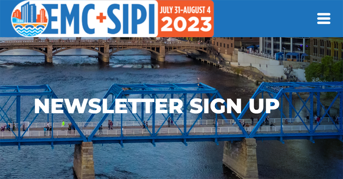 IEEE_EMCS's tweet photo. #IEEE_ESP23 • Newsletter📰

Our 2023 IEEE International Symposium on EMC+SIPI, running July 31 - August 4, 2023, in Grand Rapids, MI, has its own newsletter! Sign up now to stay in the know about all the event happenings: https://t.co/1QujQtREvU

#EMC #SIPI #IEEE_ESP https://t.co/SRpMXIo62R