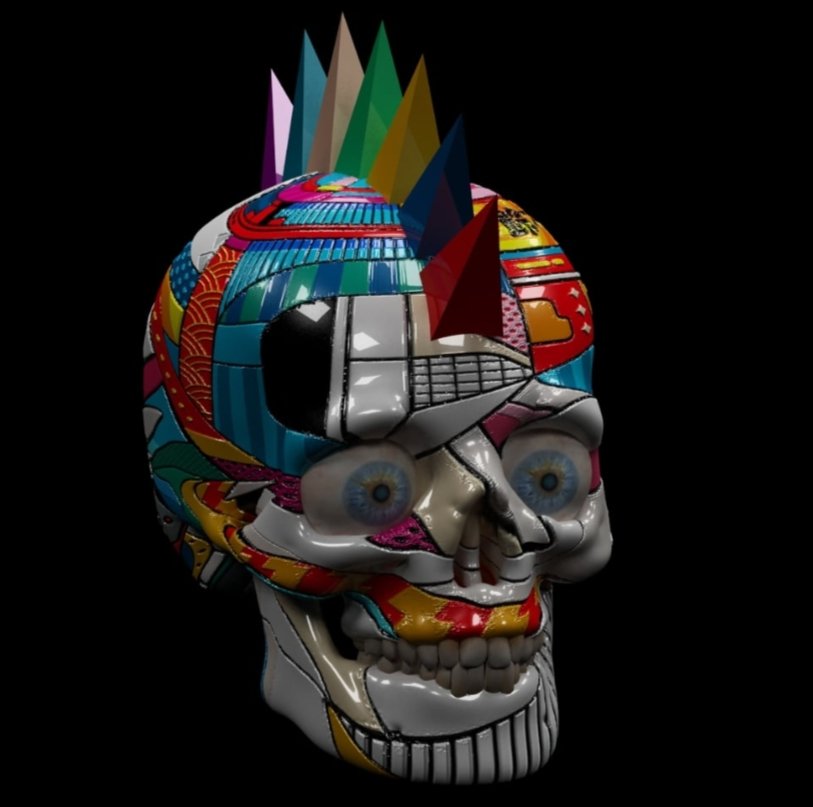 kalamint_io's tweet photo. SkullLove - Punk - 3D Skull

https://t.co/cq6DYVLssM

Art by - @hiaxidesign (IG)
              @hiaxidesign   (Twitter)

#nftart #NFTshill #nftcollectors #NFTartists #tezosart #XTZ #NFTProject https://t.co/roM7BkZ5Qd