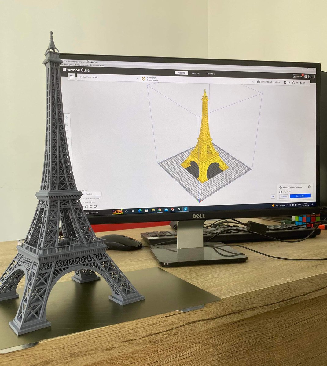 Eiffel Tower #3dprinted