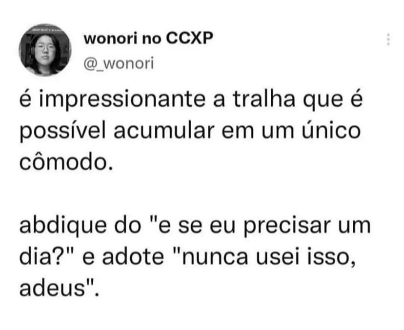 thaisrolimf's tweet photo. Qual meme te representa mais nesse início de temporada virginiana? 👀
1- Mandando embora aquilo que não tem utilidade https://t.co/TnQgEwXWNx