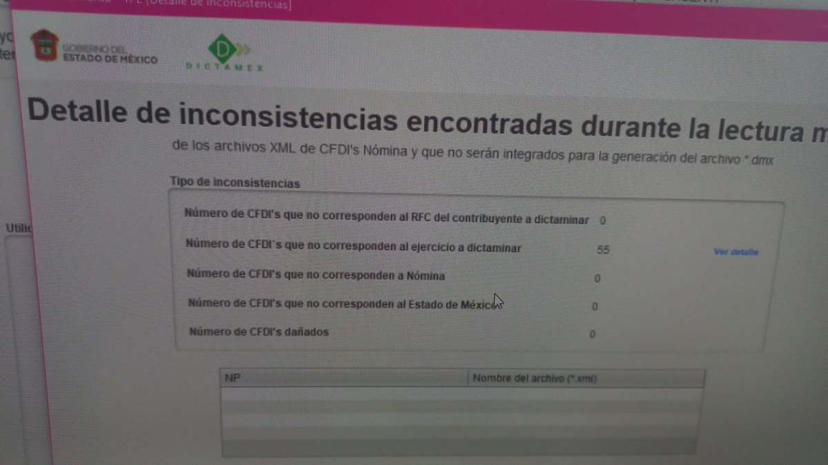 LoreleiSnchez's tweet photo. #dictamex @Edomex @FinanzasEdomex inconvenientes que estamos presentando los dictaminadores al cargar los CFDIS, necesitamos prórroga de presentación. https://t.co/Fv8wn5E6VO