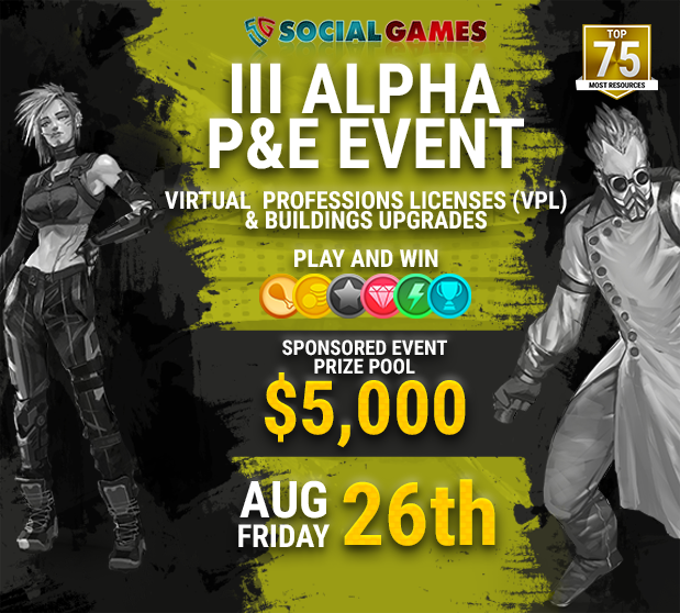 MetaAlpha_'s tweet photo. 🎉GIVEAWAY🎉

🎟️ Project: @socialgames_com 

🏆 Prizes:
- 50$

To Enter:
1⃣Follow @metararity &amp; @socialgames_com    
2⃣RT, LIKE &amp; Tag Frens

🎁 BONUS Giveaway:
SocialGames Having #P2E Event! TODAY 12 CET!

🏆 Prize Pool 5000USD for top 75!
Enter at: https://t.co/ndQSJMjMPK

48H⏰ https://t.co/4okbAk1uUi