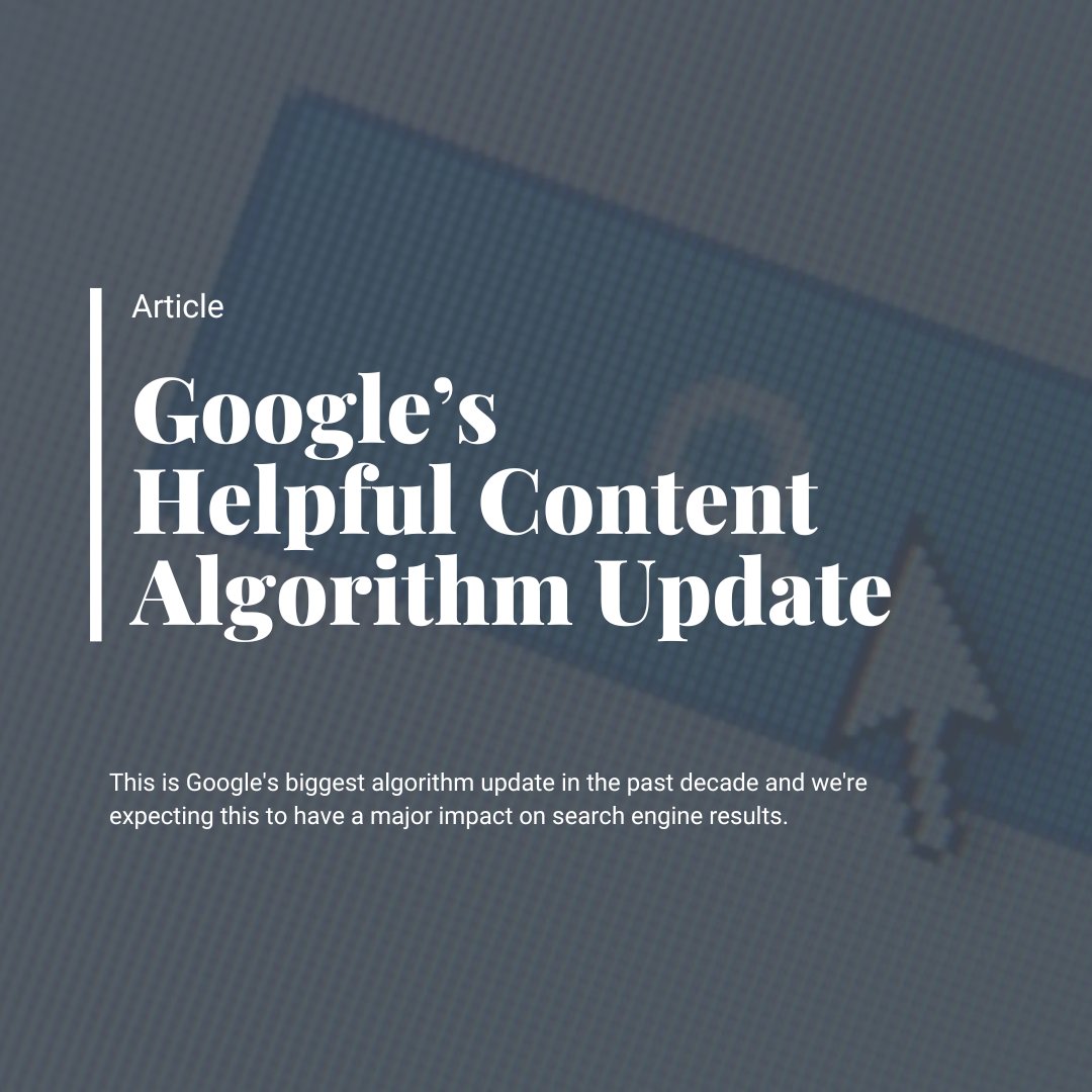 raincrosscom's tweet image. Last week Google announced that they will be making a significant update to their search engine ranking algorithm. We expect this to have a major impact on search results. Read answers to some of our most asked questions: raincross.com/googles-helpfu…

#google #seo #contentmarketing