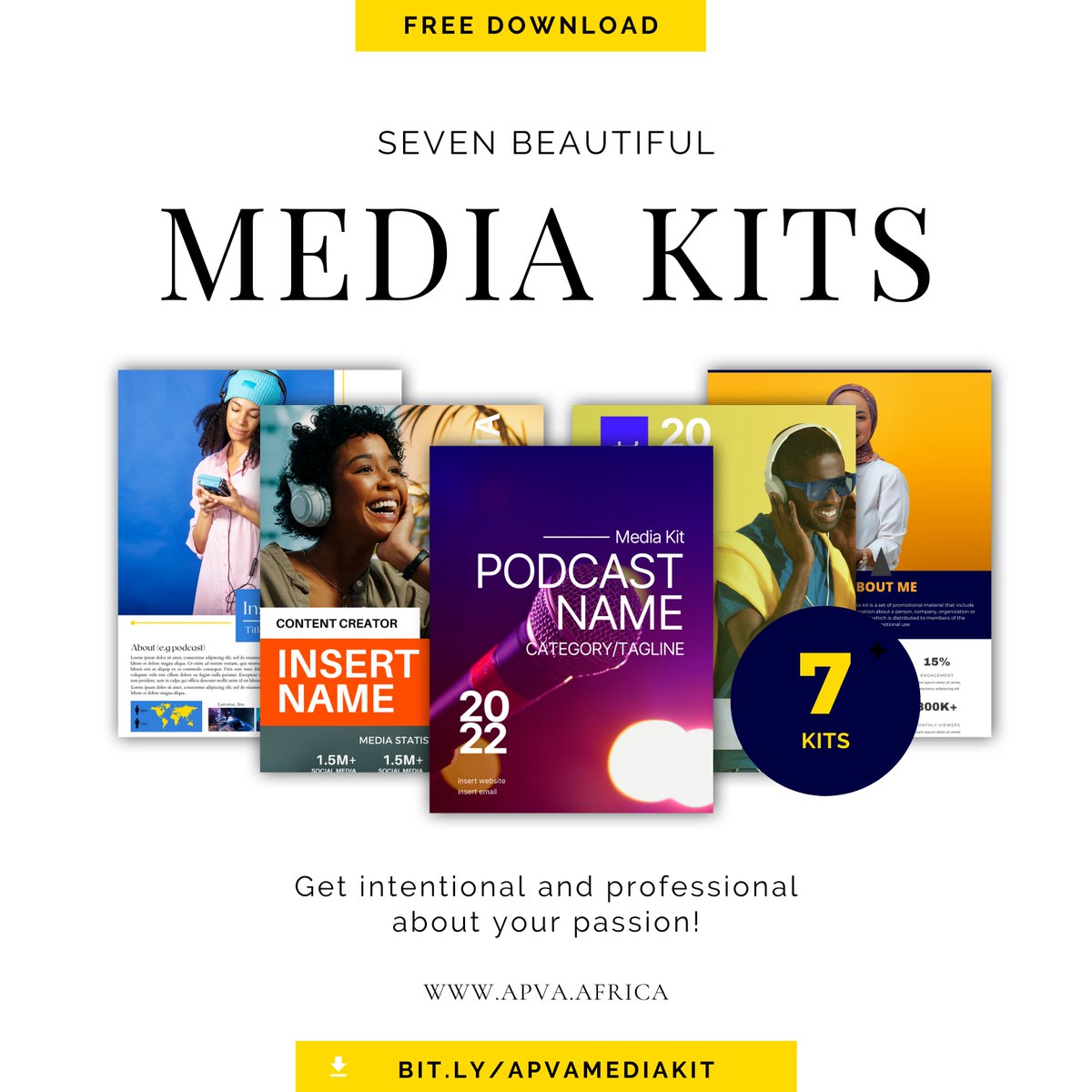 APVAofficial's tweet photo. *Grab 7 free lovely media kits for FREE but not for long*
https://t.co/gLdoGAyM3Y
#podcasts #media #presskit #podcastkit #voiceovers https://t.co/UikwVI4X5t