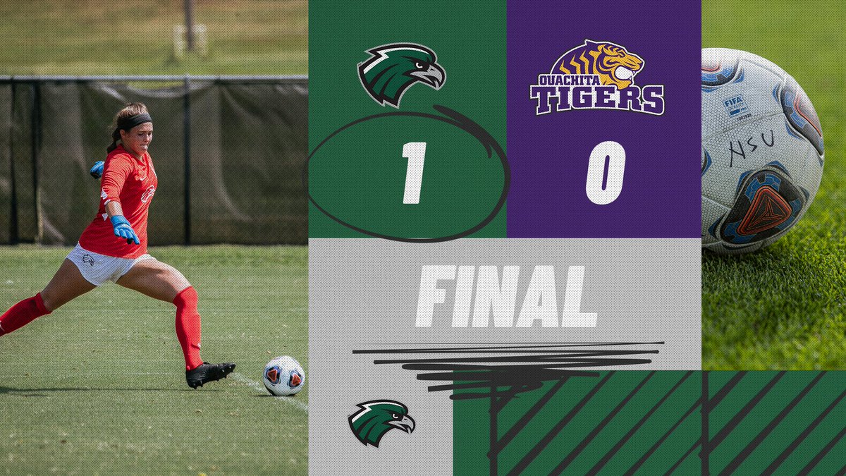 Shutout win in our season opener! 

We'll be back at home on Saturday to host Southwestern Oklahoma at 5 p.m. 

#TeamNSU