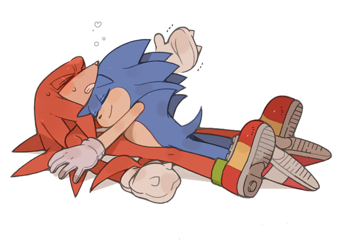 ろくろ/rokuro💙❤️✨ na platformě X: „super/hyper/dark sonic & knuckles #sonknux   / X