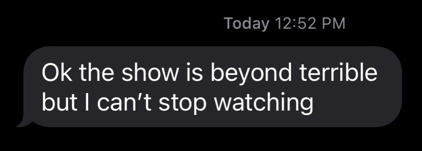 One guess which streaming service my friend is talking about