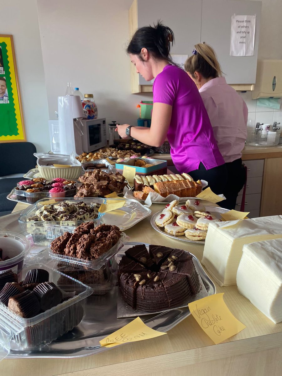 Thanks to the MH Staff SIG today for organising the first of the Faculty Monthly Bakes in the staff room at breaktime. Big thanks also to ACH Faculty for providing bakes. Raised the bar high! Next month Social Subjects in charge!
#goodtobebacktogether