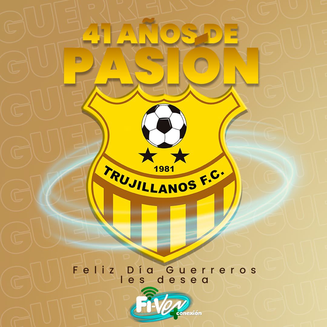 ¡Feliz aniversario <a href="/trufc/">Trujillanos FC</a> !💛🤎