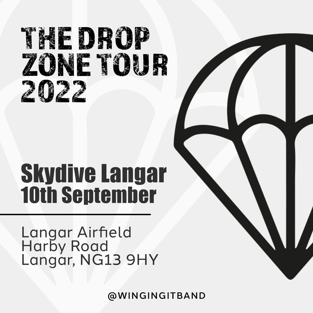 Our next gig is at the amazing Skydive Langar on the 10th of September.

Swoopies, can you out Jäger Swoop? Trick question, no one can.
