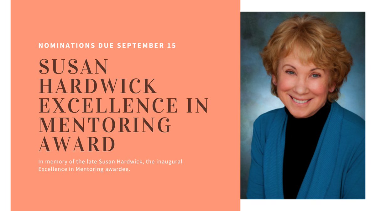 theAAG's tweet photo. Who is your most important mentor in geography? By Sep. 15, 2022, please consider nominating a person, group, or department for AAG’s Susan Hardwick Excellence in Mentoring Award! RT to share the opportunity. https://t.co/7RrIx6wj45 https://t.co/ibs3dVhljs
