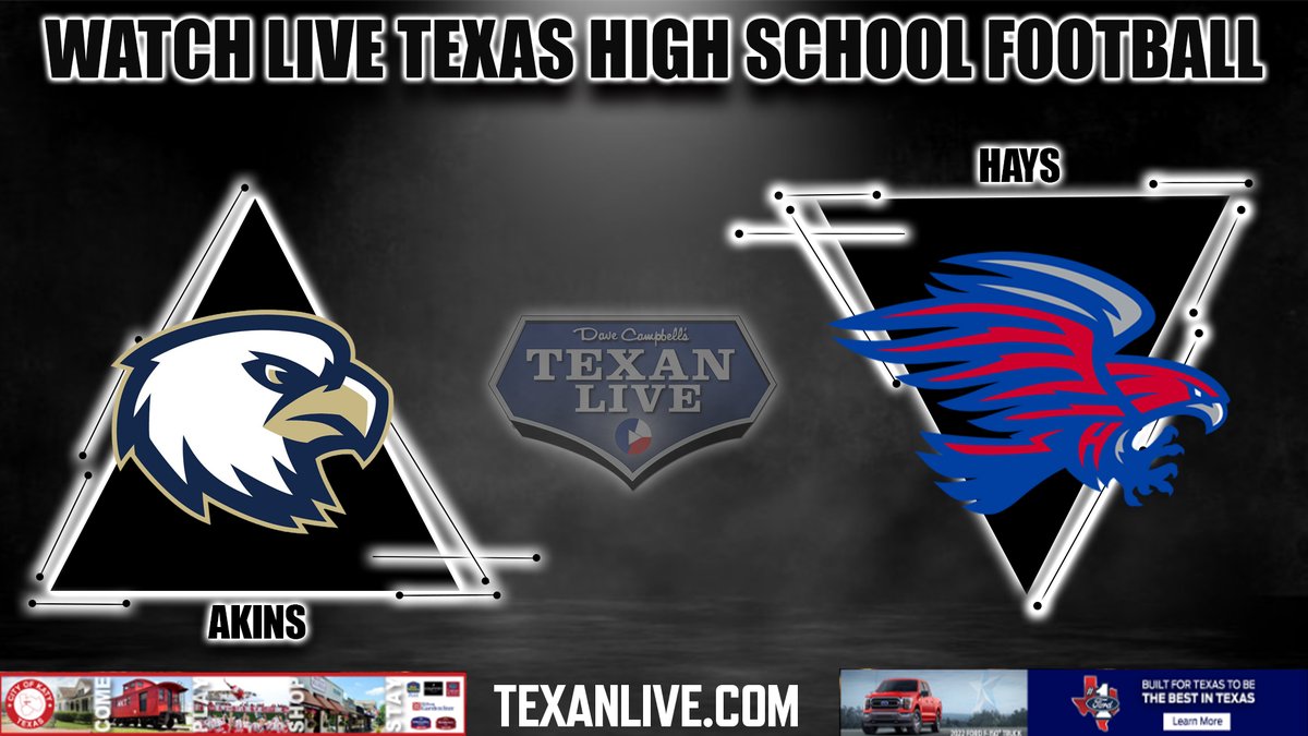 dctf__'s tweet photo. @AkinsAISD WATCH THIS GAME LIVE 
Akins vs Buda Hays
Thursday 08/25/2022
Coverage begins at 7PM
For the Live Link click here: https://t.co/fnoBXsWYmw https://t.co/FSHJCGh1Dk