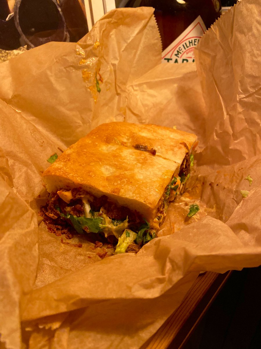 RealDeal's tweet image. Highly recommend going on a sandwich crawl, inventing an elaborate rating system, and spending hours discussing the creativity, ratio, mouthfeel, and composition of each bite.  

cc my partner in sandwich infatuation @TheJohnCarroll