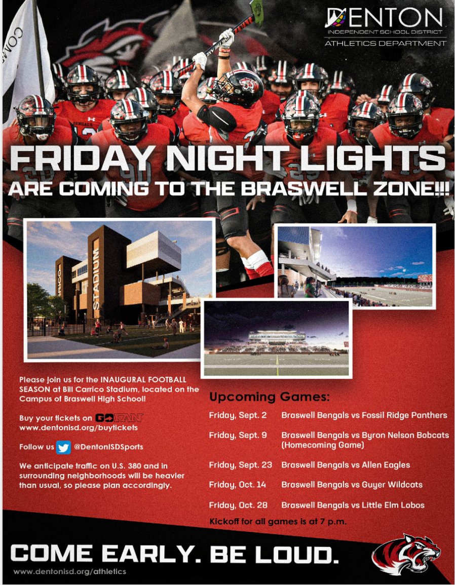 DentonISDSports's tweet image. 🚨 @ZoneBraswell and @BengalLifestyle fans: