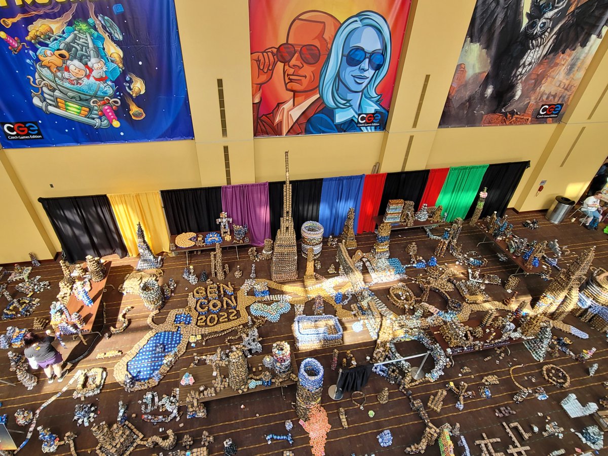 Gen_Con's tweet photo. This year, the participants of Cardhalla donated $4,667.71 to The Patachou Foundation, @Patachou501c3. Did you throw your coins or help build parts of Cardhalla? 👇 Show us your photos!
#GenCon #GenCon2022 #GenConIndy #Cardhalla #PatachouFoundation #charitypartners https://t.co/IGvbz8uLCz